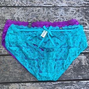 Torrid Lace Hipster Panty Underwear w/cute detail